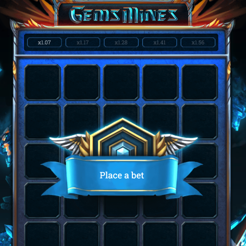 Gems Mines Game 1xBet